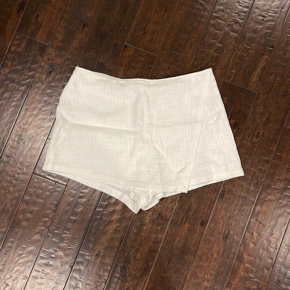 Abercrombie & Fitch tweed skort with zipper